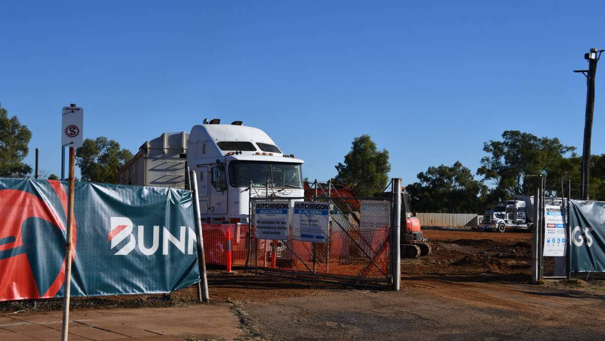 It's all systems go at West St with the old buildings now demolished as the work to build a new Bunnings Mount Isa begins.
