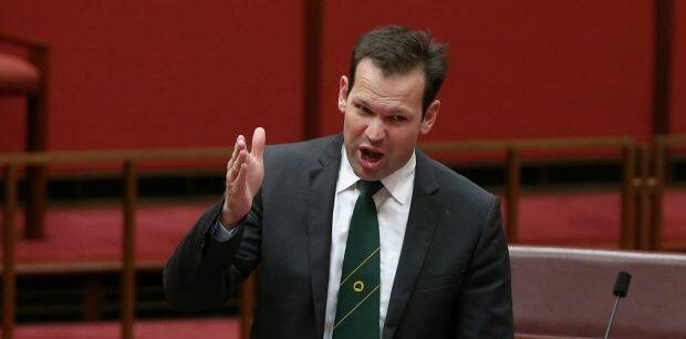 NORTHERN EXPOSURE: Minister for Resources and Northern Australia Senator Matt Canavan sells the plan for the north. Photo: Fairfax
