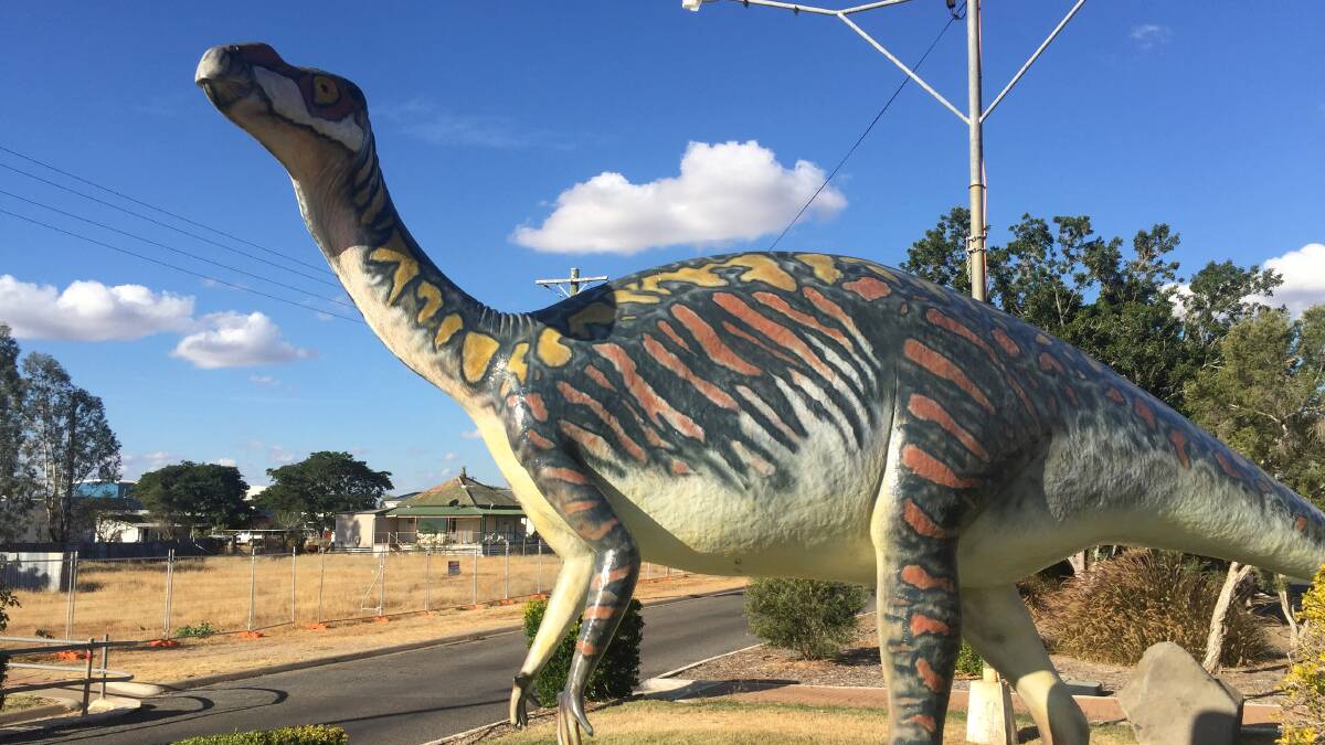 THINKTHEY SAURUS: Dinosaur-related tourism to places like Hughenden is on the agenda of a trade mission to the US. Photo: Derek Barry