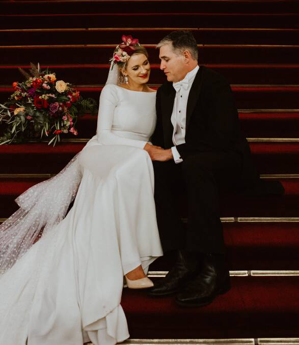 WEDDING BELLS: Member for Mount Isa Robbie Katter married Daisy Hatfield in Brisbane on Saturday, September 2. Photo: supplied