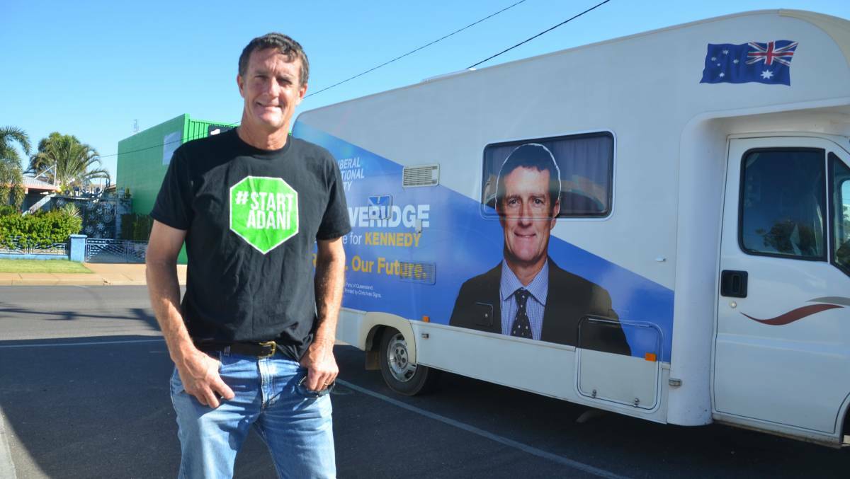 With a federal election expected to be called early in 2022 pressure is growing on the LNP to name a candidate for the seat of Kennedy. Seen here is Frank Beveridge who ran for the seat in 2019.