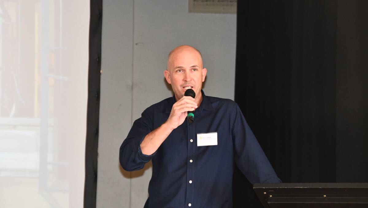 Cloncurry Mayor Greg Campbell speaks at the industry breakfast last Monday.