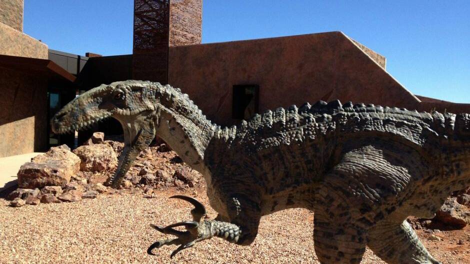The road to the Australian Age of Dinosaurs Museum in Winton will be paved as part of a new funding initiative.