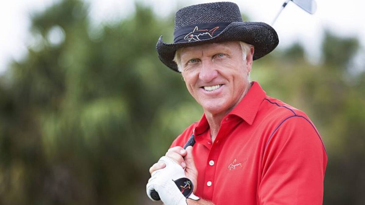 ISA BORN: Golfing great Greg Norman is one of the six faces on the Birthplace of champions billboard. Photo: Fairfax