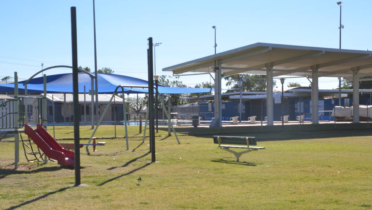 NEW FACILITIES: Florence Clark Park backs on to Cloncurry Swimming Pool and Council are looking at a possible water park there.