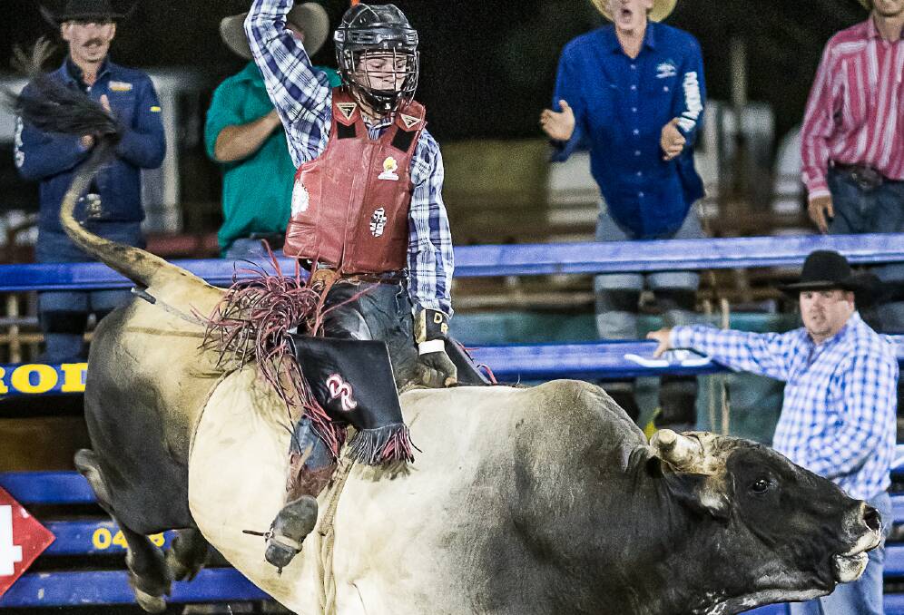 Mount Isa Cowboy Donovan Rutherford has claimed the biggest win of his career with a national rodeo title. Photo: Stephen Mowbray