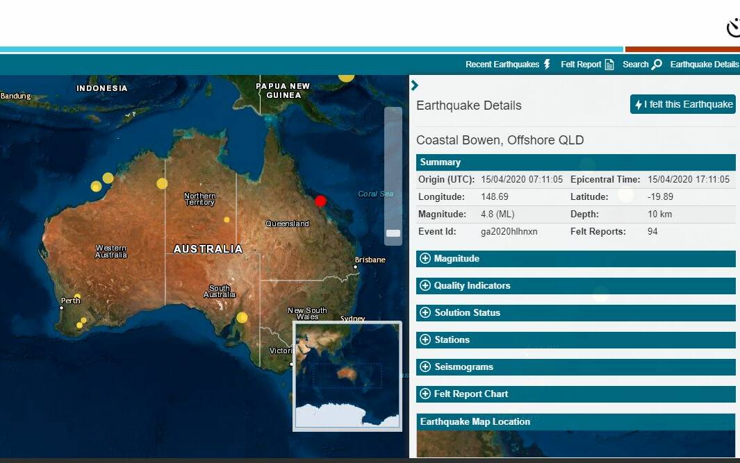 Geoscience Australia website.