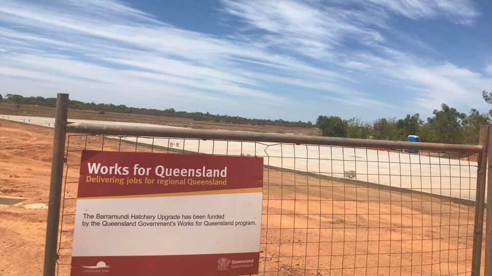 Works have started at the hatchery. Photo: Carpentaria Shire Council