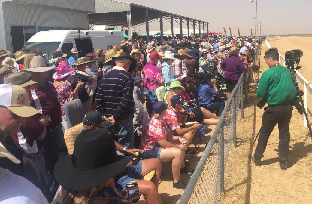 PACKED: Another big crowd was in for this year's Birdsville Races. Photo: Derek Barry