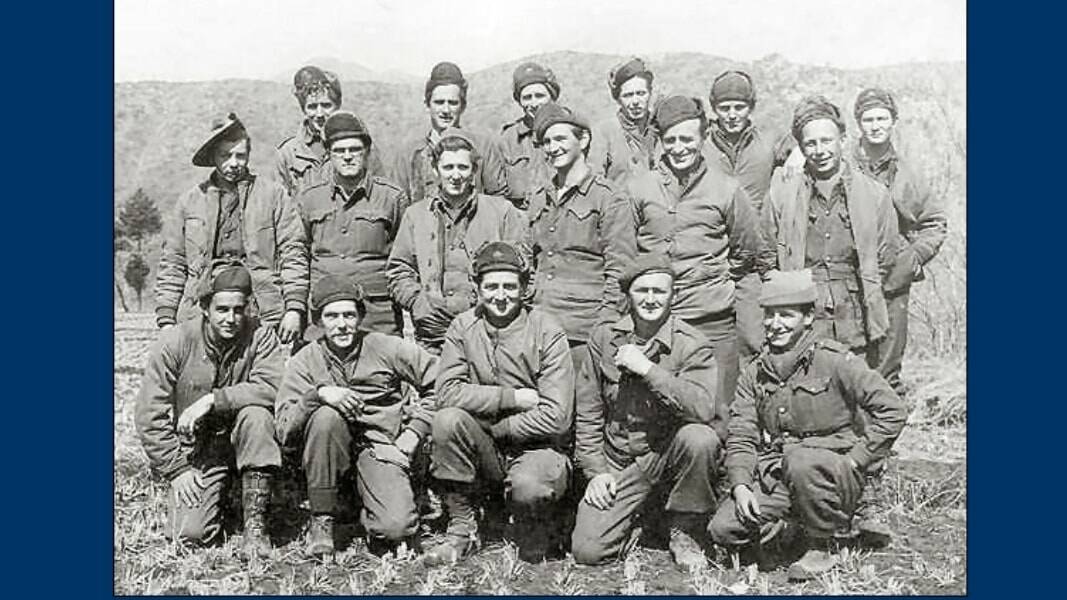 1 Platoon A Company 3 RAR photographed March 23, 1951 at Chipyong-ni Rest Area, Korea.