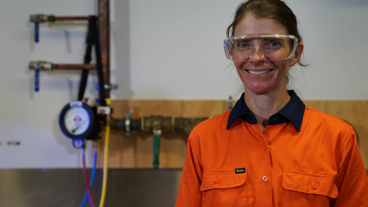 TAFE Queensland's Townsville Trade Training Centre is where career changer Belinda Imhof from Cloncurry gained her trade qualification.