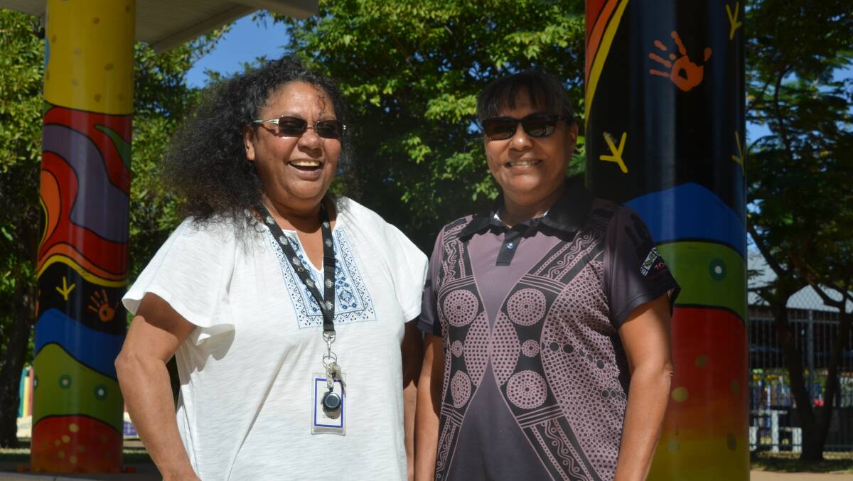 STRONG WOMEN: Vicki Williams and Valerie Craigie are on the 2018 Mount Isa Naidoc Week committee. Photo: Derek Barry