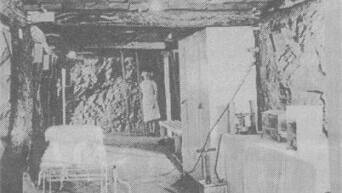 Nurses in the World War two era Underground Hospital in Mount Isa.