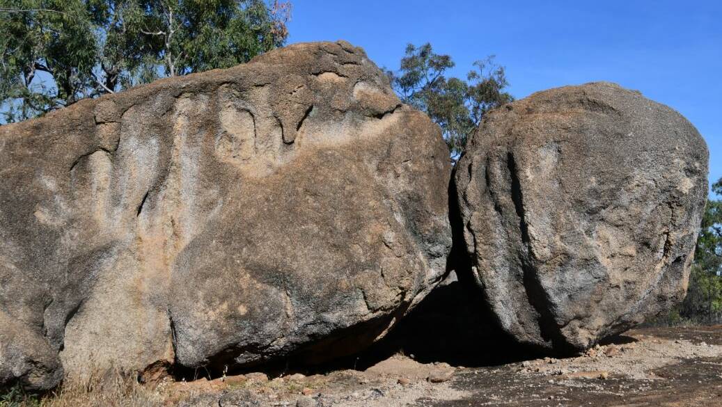 Granite boulders at Atkinson's Lookout.