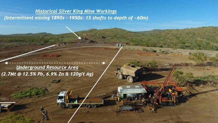 New Century Resources has launched a drilling program at the high-grade Silver King deposit