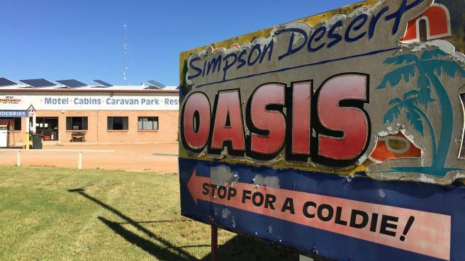 Simpson Desert Oasis.