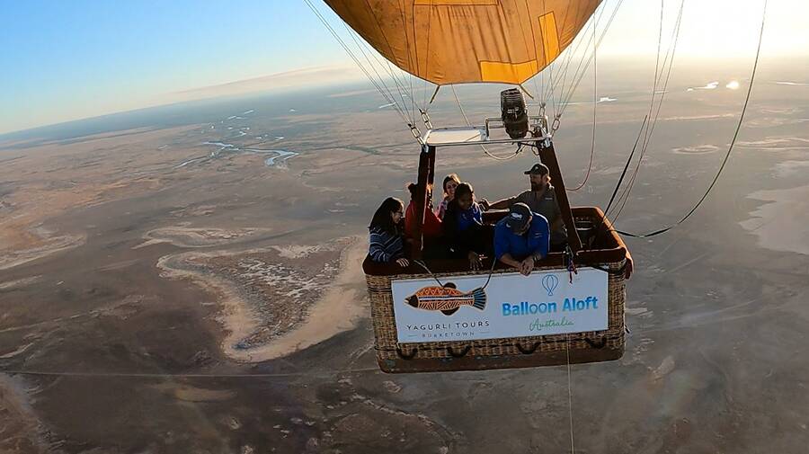 There's a hot new attraction in the Shire of Burke that is set to draw visitors - a balloon ride over the Gulf region's extraordinary landscape. Photos: supplied.
