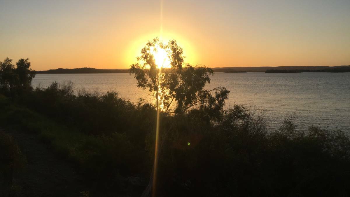 Sunset at Lake Moondarra is one of the many charms of the Mount Isa region.