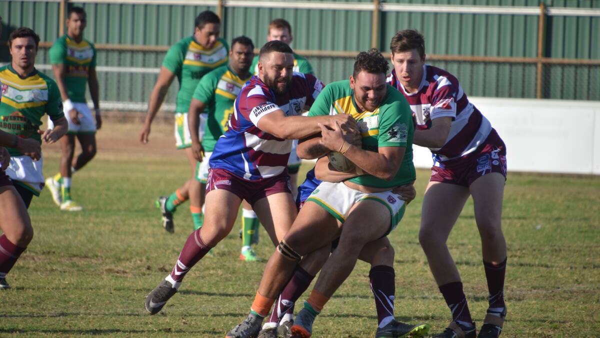REMATCH: Town beat Cloncurry 32-20 a couple of weeks ago but that was in Mount Isa and this weekend they meet again in Cloncurry. Photo: Derek Barry