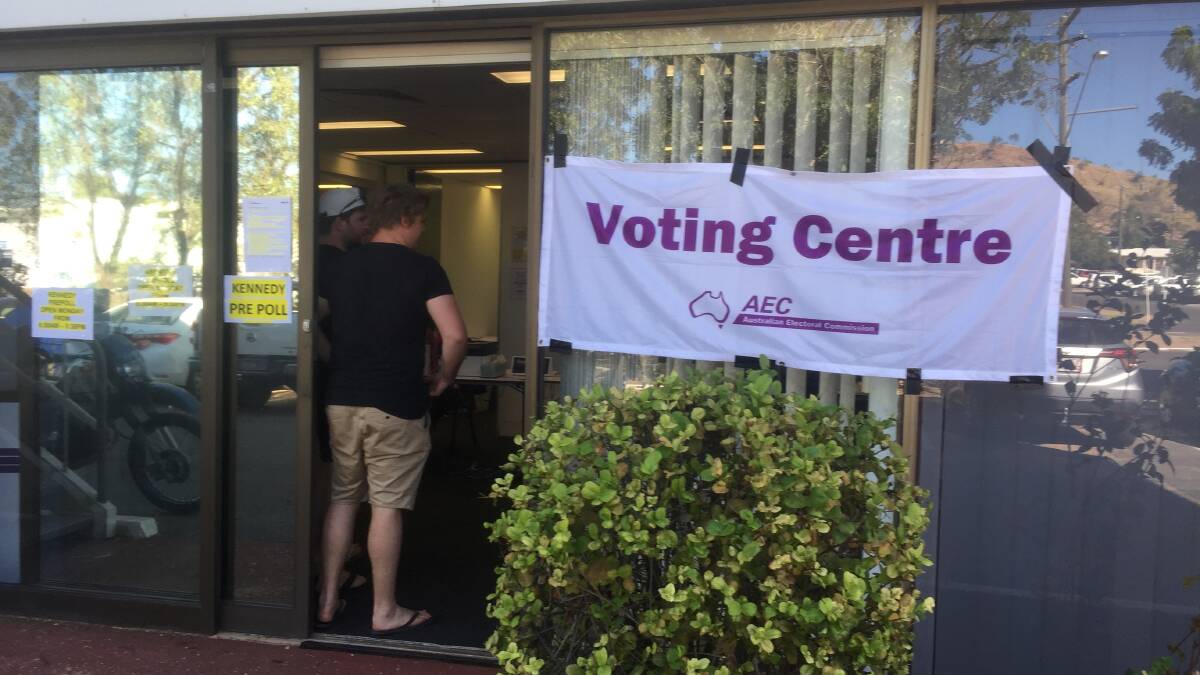 Mount Isa's pre-polling centre at 119 Camooweal St is now open.