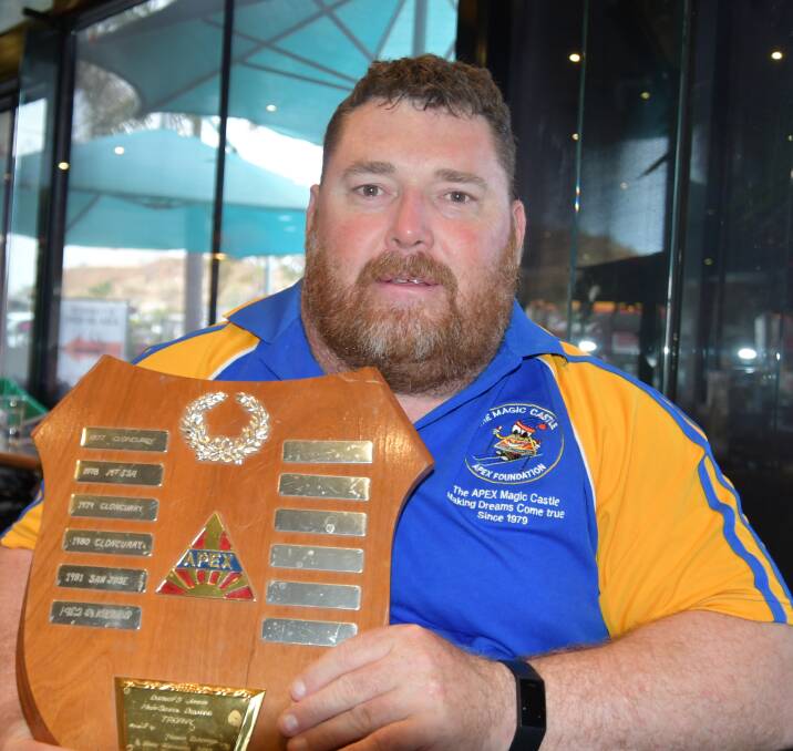 Apex Club of Mount Isa find old trophy lost since the 1980s