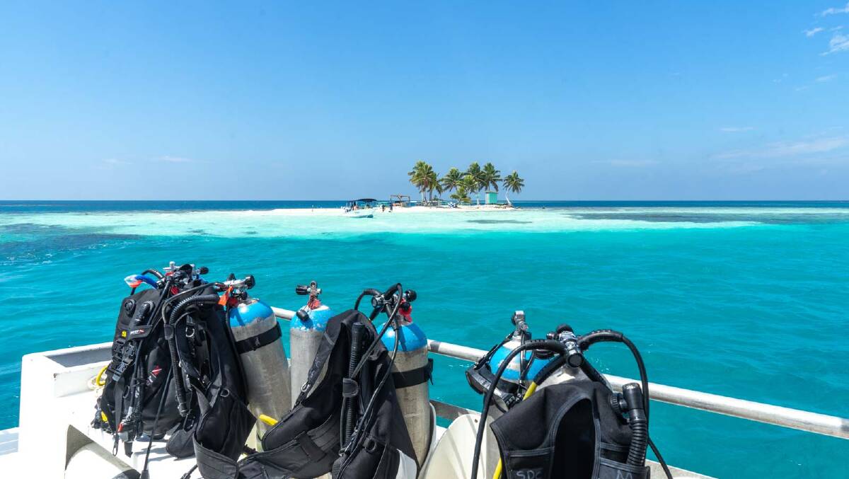 Snorkelling and diving at the Belize Barrier Reef. Picture by Michael Turtle