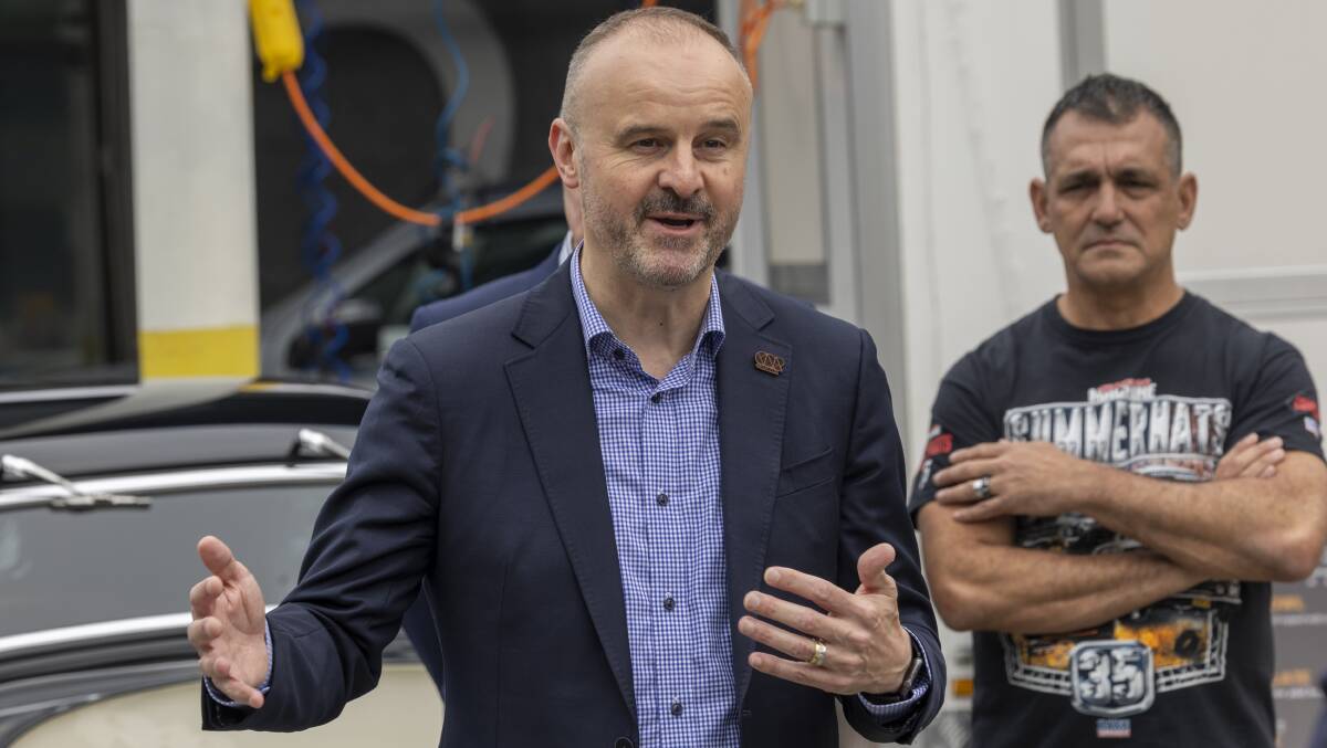 Chef Minister Andrew Barr said Summernats was one of many diverse events scheduled to woo over five million visitors to Canberra this year. Picture by Gary Ramage