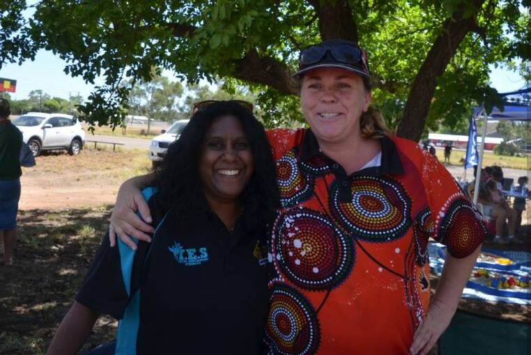 INSPIRATIONAL: Young People Ahead spokeswoman Sharron Condren (L) has invited people to enjoy morning tea and art on July 12 at Outback at Isa.