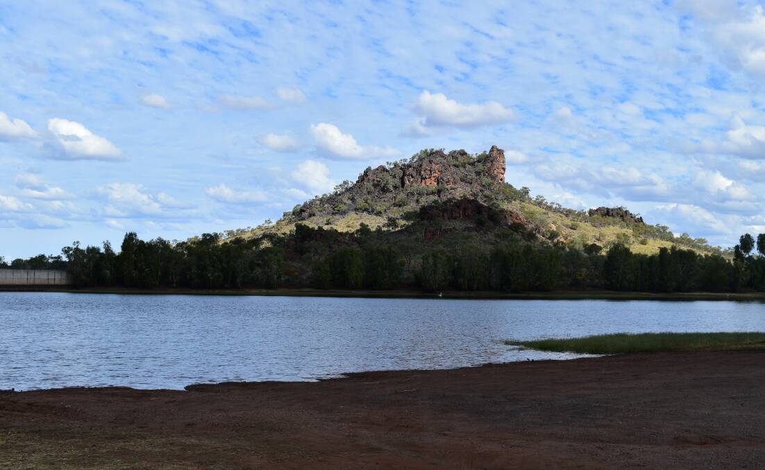 Chinaman Creek dam and recreational area and is about three kilometres from Cloncurry. Photo: Hannah Baker