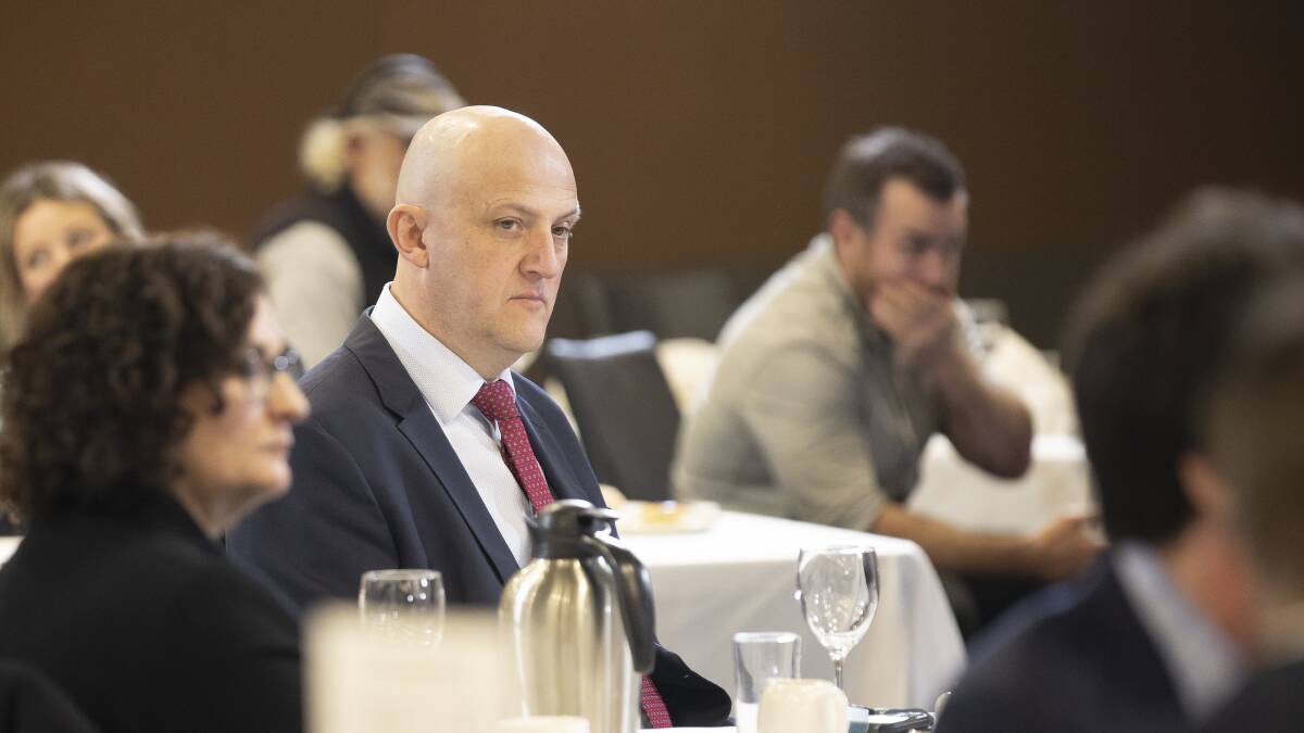 ASIO boss Mike Burgess at a National Press Club event earlier this year. Picture: Sitthixay Ditthavong