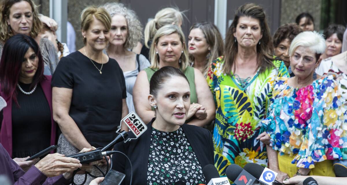 Victory: Lawyer Rebecca Jancauskas said the landmark action by Australian pelvic mesh victims was a "victory for women". Picture: Louis Douvis. 