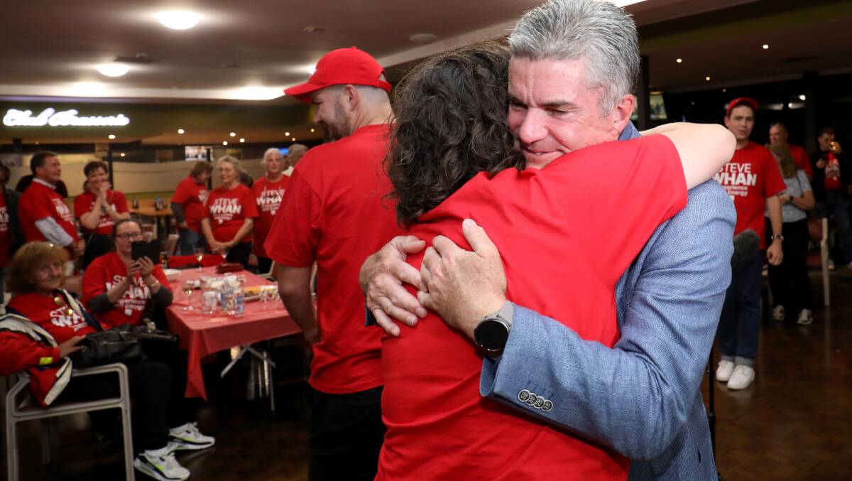 Steve Whan was elected to the regional seat of Monaro, beating incumbent National Nichole Overall. Picture by James Croucher