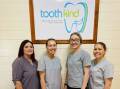 Ready to help: Toothkind Jimboomba staff, from left, Rosi, Isabelle, Zoe and Natalie.