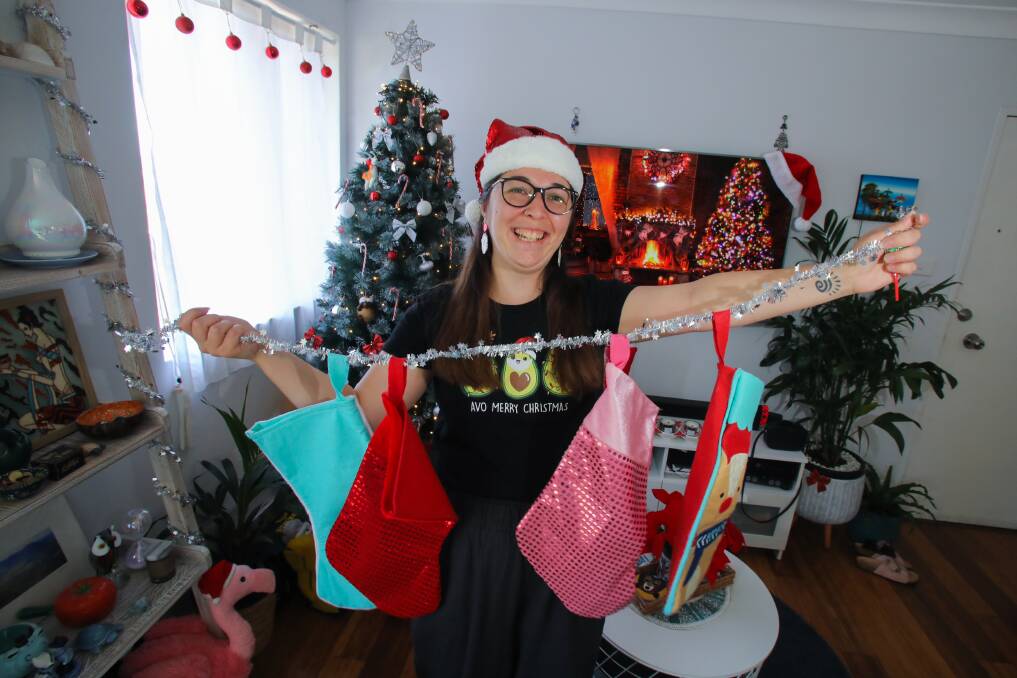 FESTIVE: Aylin Basoglu loves all things Christmas, but deocrations hold a special place in her heart. Picture: Wesley Lonergan.