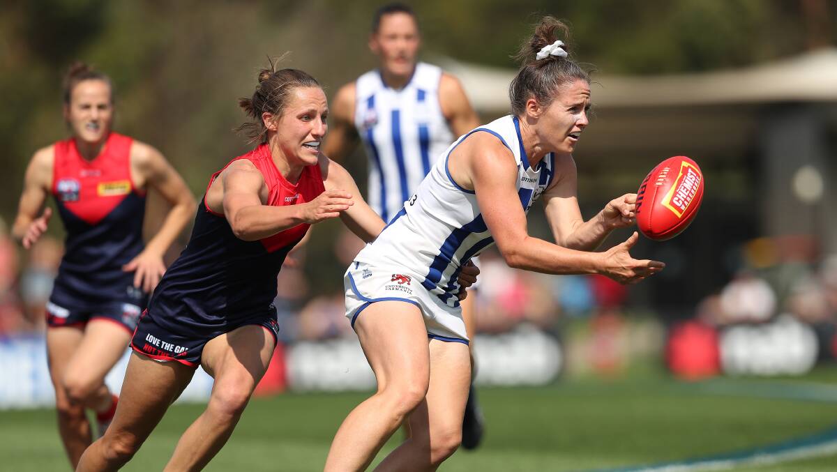 ROO'S HONOUR: Emma Kearney was named vice-captain and in the centre for the 2020 AFLW All-Australian side. Picture: Getty Images