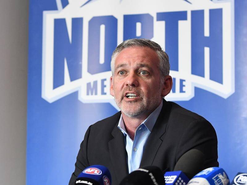 North Melbourne chairman Ben Buckley has rubbished talk about a move for the club to Tasmania.
