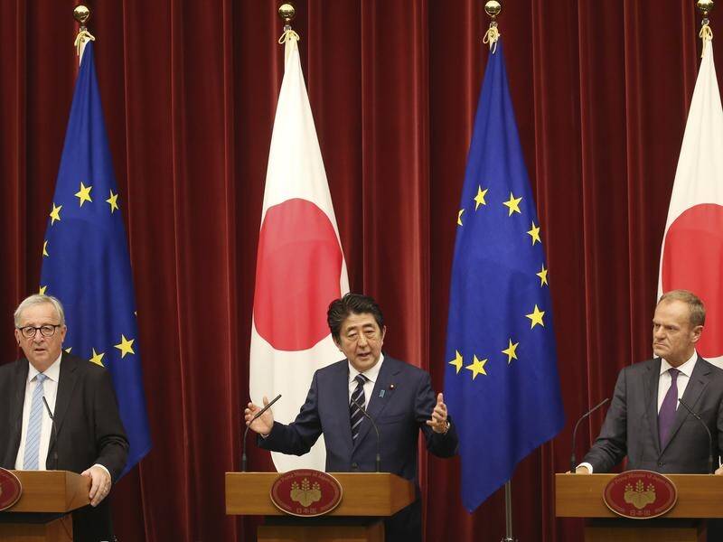 Japan's trade deal with EU will eliminate tariffs on nearly all goods they trade in.