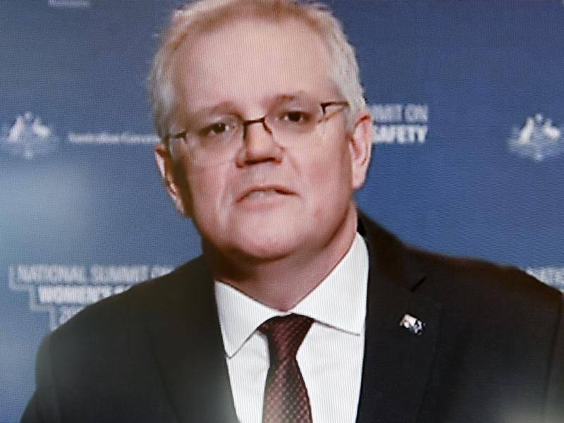 Prime Minister Scott Morrison delivered a keynote speech to the national women's safety summit.