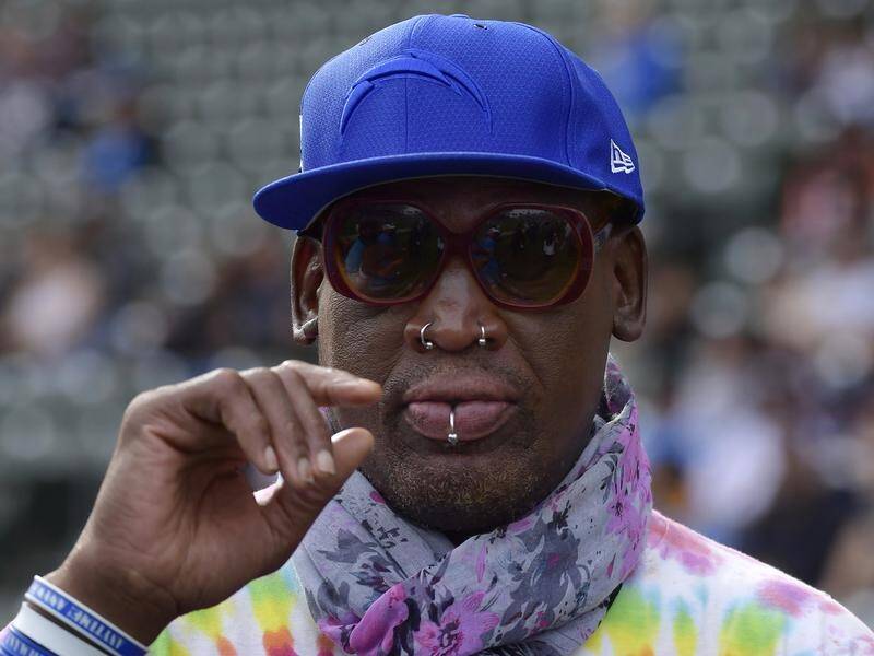 Dennis Rodman's plans to get a WNBA star released from Russia have not impressed the White House. (AP PHOTO)