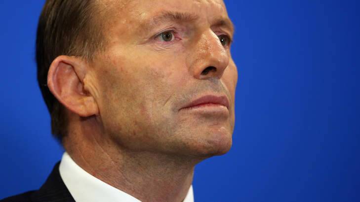 Prime Minister Tony Abbott in London for intelligence briefings. His visit has been slammed by MP Clive Palmer as the budget deadlock continues. Photo: Dan Kitwood/Getty Images