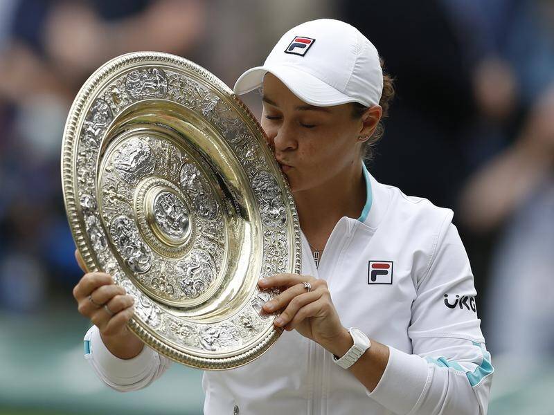 Ash Barty's great year that's ended with her as world No.1 again was capped by her Wimbledon win.