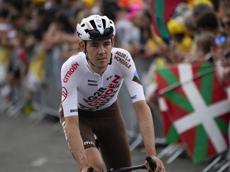 Australia's Ben O'Connor suffered a crash but is still in contention to win the Tour of the Alps. (AP PHOTO)