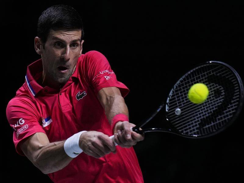 Defending Australian Open champion Novak Djokovic is yet to reveal his vaccination status.