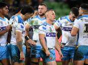 Gold Coast are desperate to snap a 10-game losing streak at home to top eight hopefuls Manly. (Joel Carrett/AAP PHOTOS)