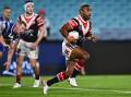 Michael Jennings made his NRL return against Canterbury after a three-year drugs ban. (James Gourley/AAP PHOTOS)