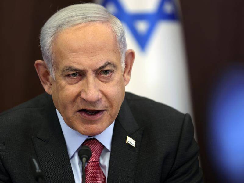 Israel's Benjamin Netanyahu, who faces three corruption trials, has denied all charges against him. (AP PHOTO)