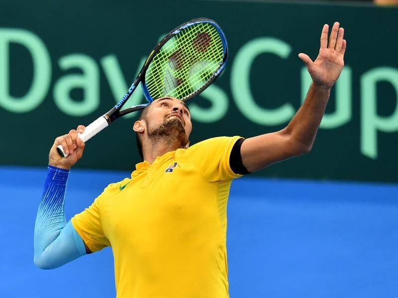 Nick Kyrgios is back in Australia's Davis Cup team for the first time since February 2018.