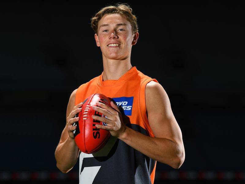 Tanner Bruhn says he's delighted to be joining the Giants.