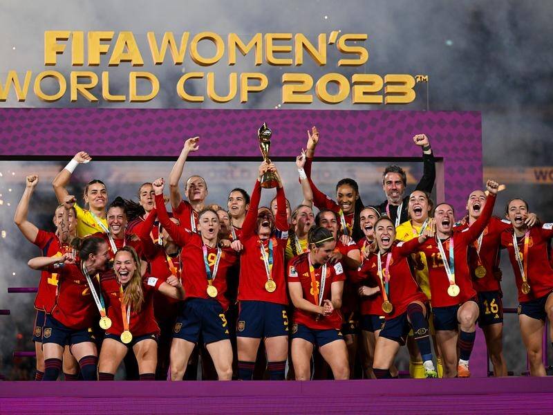 A three-way European bid for 2027 aims to build on the 2023 Women's World Cup, won by Spain. (Dean Lewins/AAP PHOTOS)