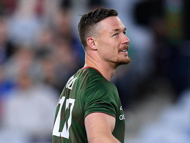 Damien Cook had a huge game for the Rabbitohs in the NRL win over the Broncos.
